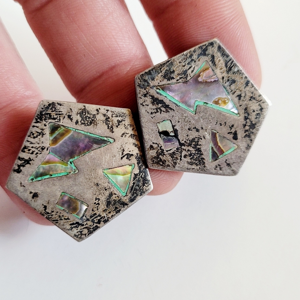 Vintage sterling silver cufflinks